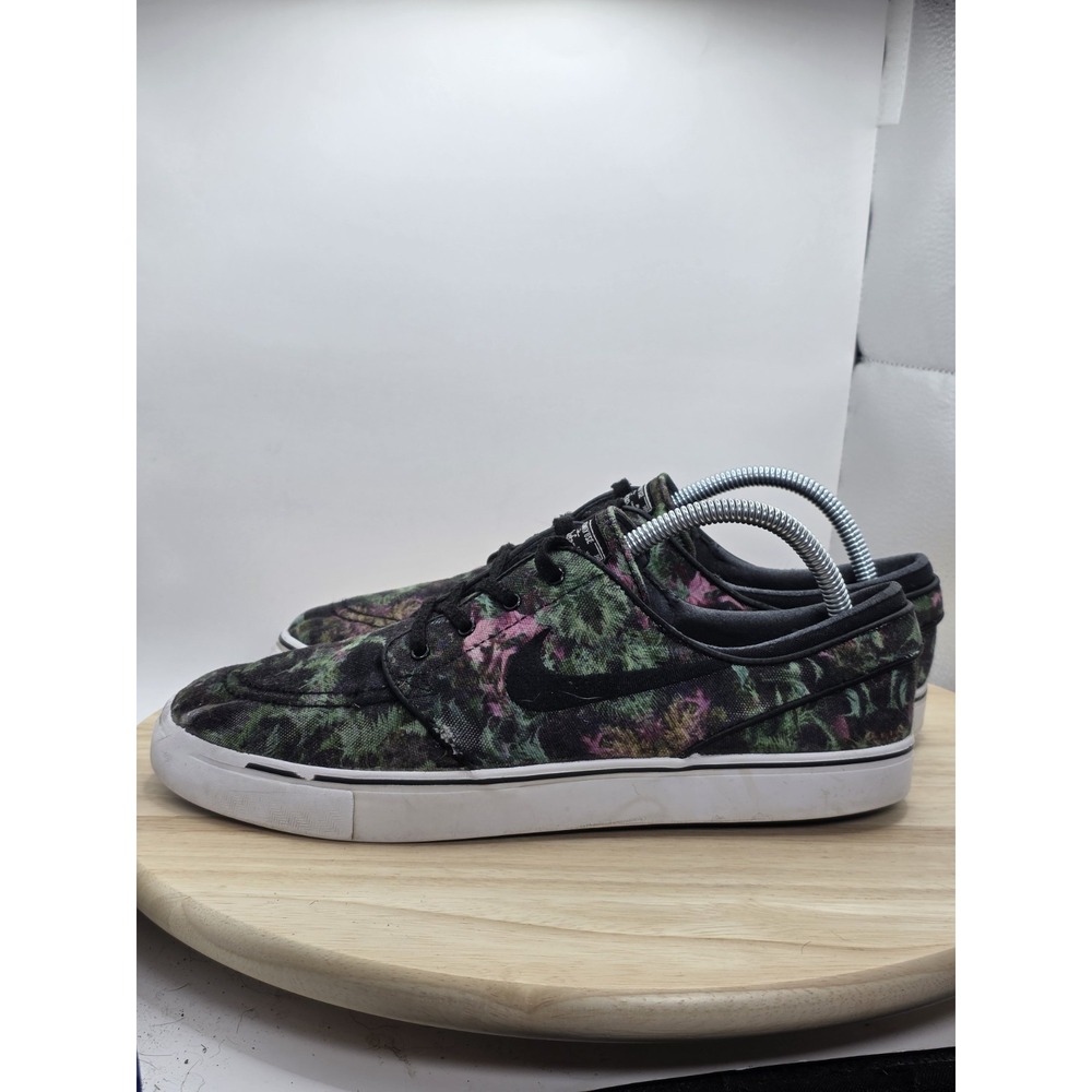 Men 8.5 -Nike SB Zoom Air Stefan Janoski Digi Floral Palm Skate Shoes 705190-301